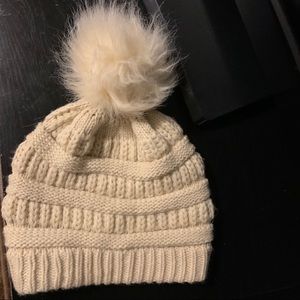 Winter Hat with Puff